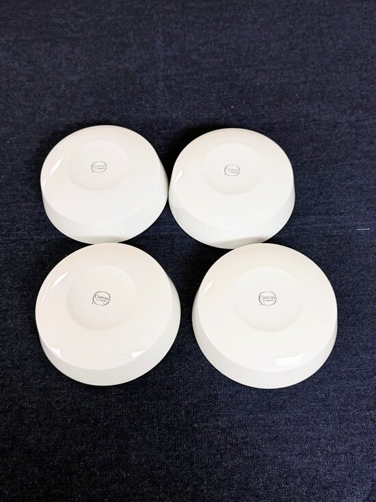 Corning Centura White Cereal Soup Bowls Set of 4 Vintage 1970s Milk Glass - Picture 8 of 8